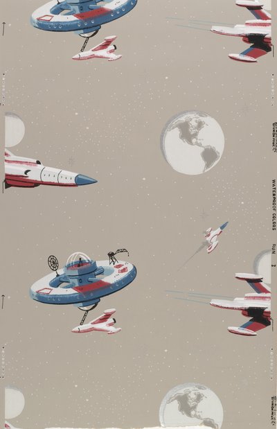 宇宙ステーションとロケットの壁紙 作： Unbekannt Unbekannt